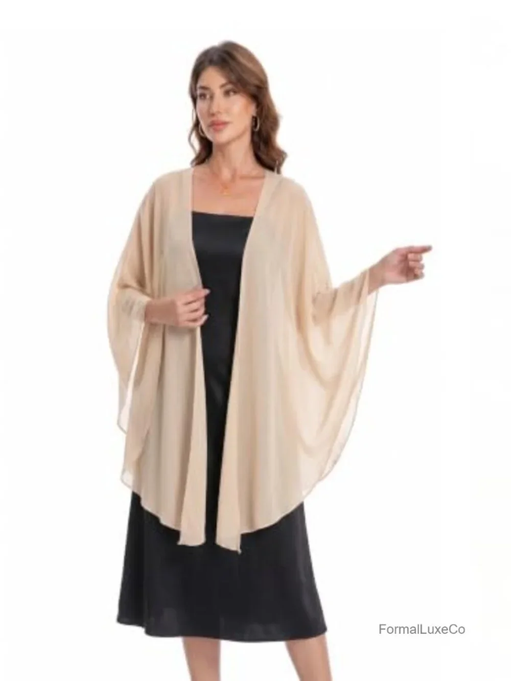 Chiffon Shawl Wrap Wedding Party Scarf Evening Dress Cover Up